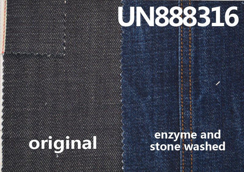 100% Cotton Selvedge Denim | 11oz Slub Cotton 3/1 "Z" Twill Selvedge Denim | Jeans, Streetwear Denim Jacket Fabric