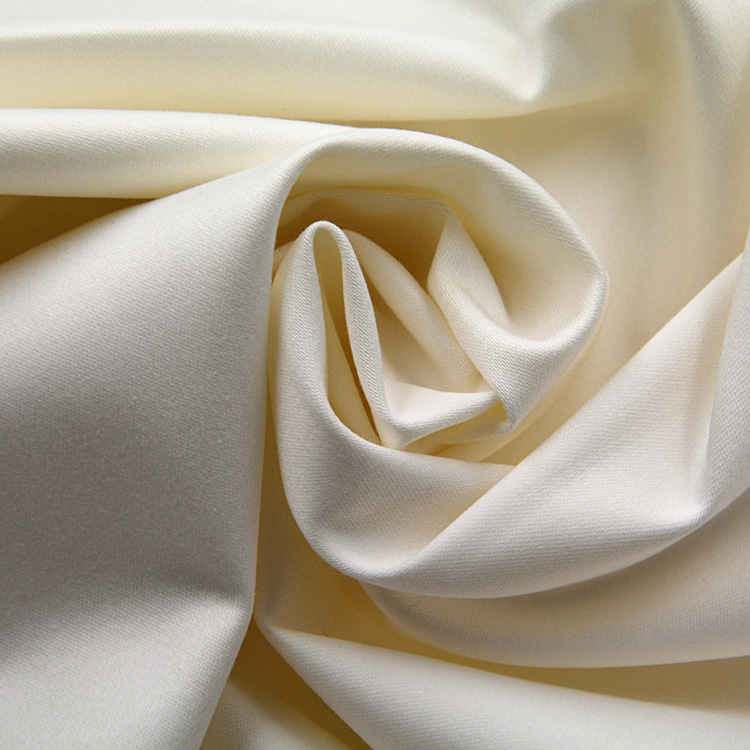 High-Stretch Satin Fabric | 250g/m² Cotton Spandex Dyed Fabric | Pants, Skirts, Casual Jacket Material