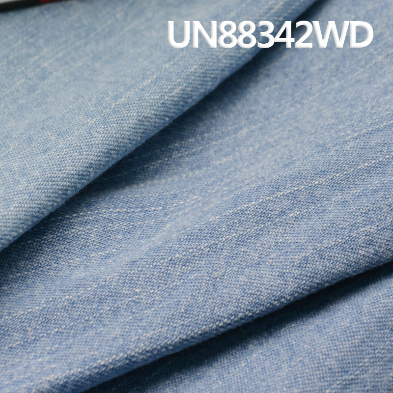 100% Cotton Denim | 9.6oz Long Slub Cotton Wash Denim Fabric for Jeans, Skirts, Shirts