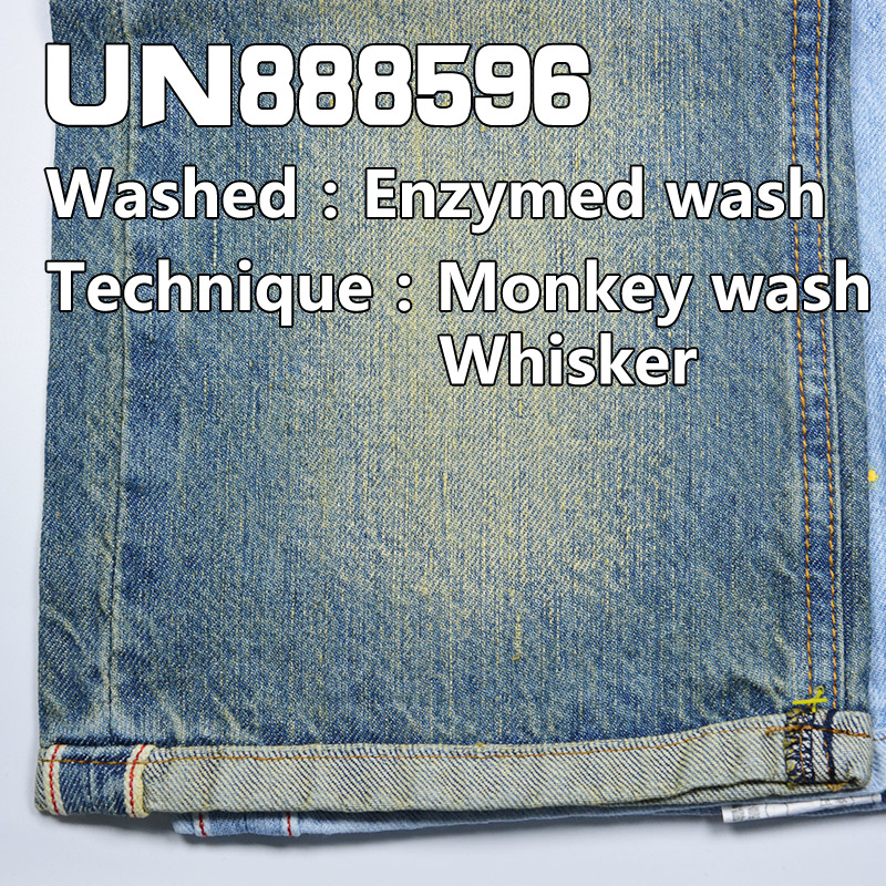 Cotton Linen Selvedge Denim | 10.5oz 3/1“Z” Twill Denim Fabric | For Jeans & Denim Jackets