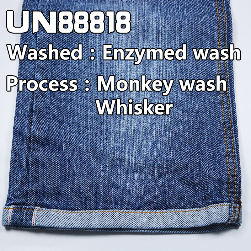 Cotton Stretch Selvedge Denim Fabric | 11.3oz Slub Twill Denim | Fabric for Jeans, Denim Jackets