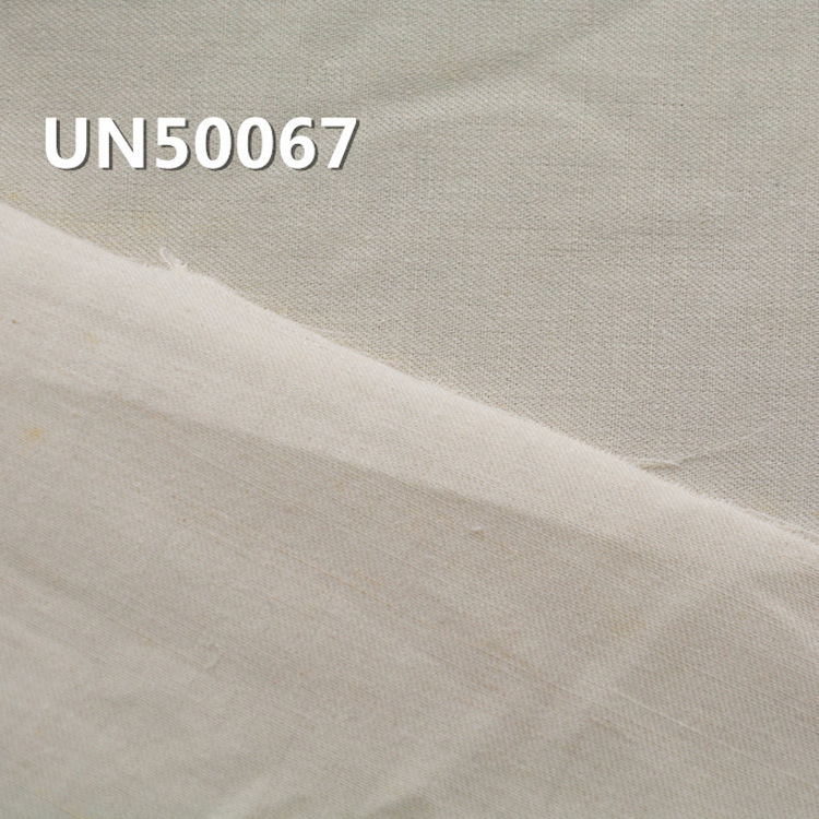 Cotton Linen Dyed Fabric | 147g/m² Cotton Linen Twill Fabric for Pants and Casual Jackets