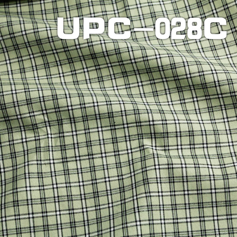 100% Cotton Yarn-Dyed Fabric | 128g/m² Plain Checkered  Satin Fabric | Pants, Skirts, Casual Jackets Fabric