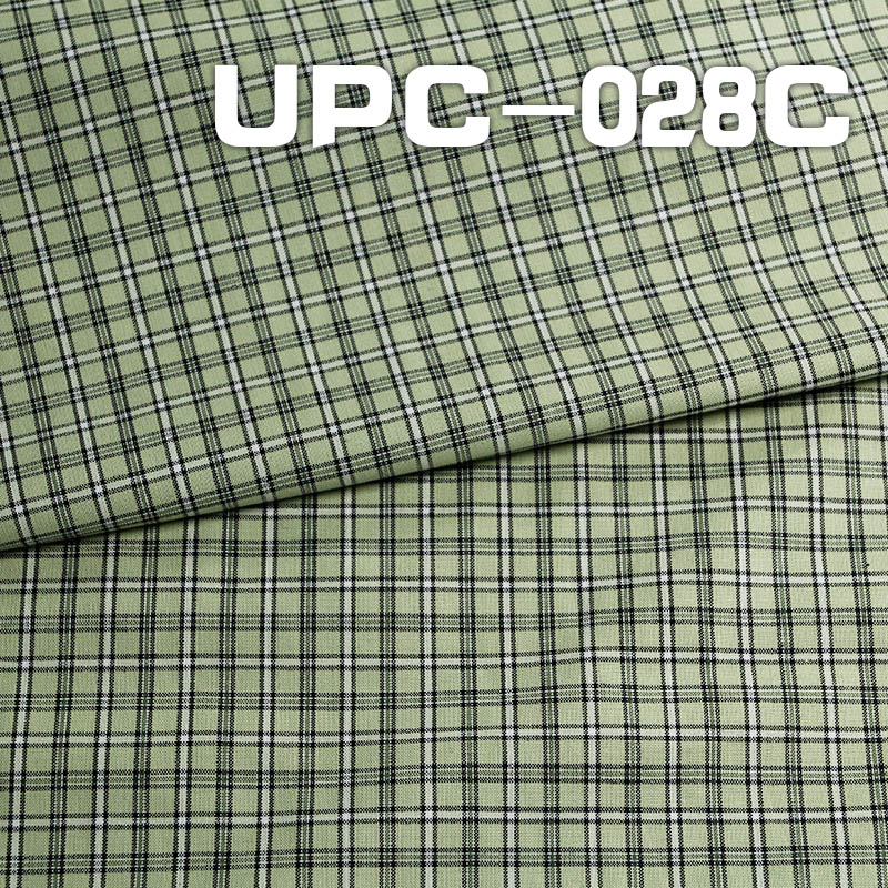 100% Cotton Yarn-Dyed Fabric | 128g/m² Plain Checkered  Satin Fabric | Pants, Skirts, Casual Jackets Fabric