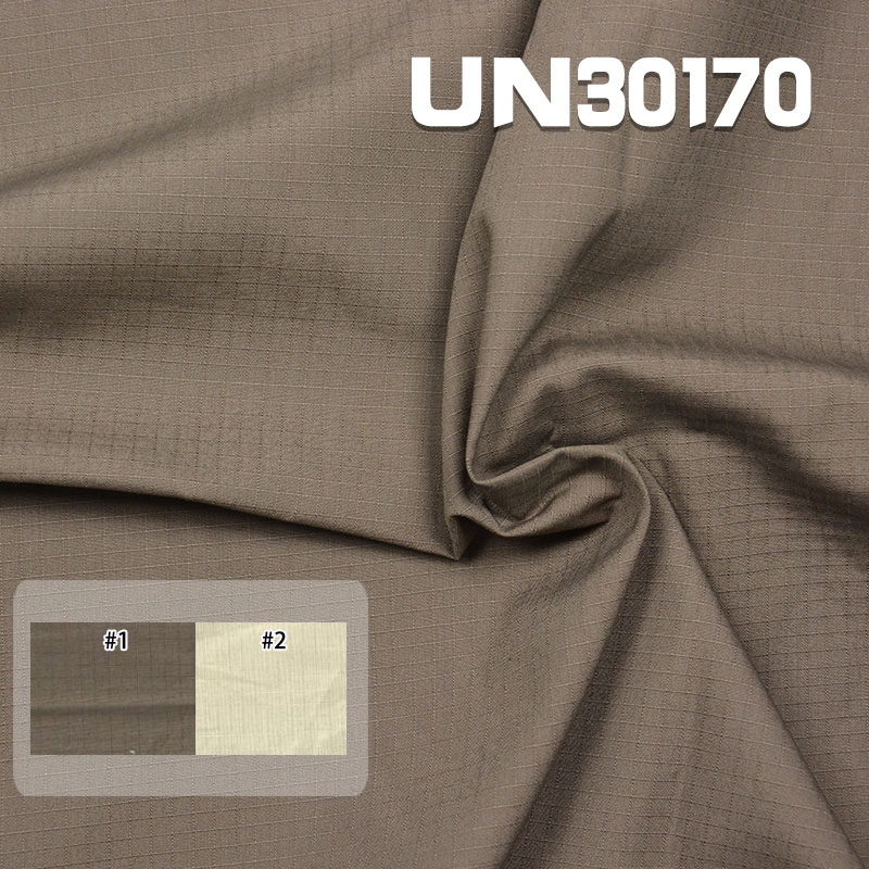 100% Cotton Rip-Stop Dobby Dyed Fabric |3.5MM Check Fabric |135g/m² Woven Shirting Fabric for Tops, Shirts,Skirts