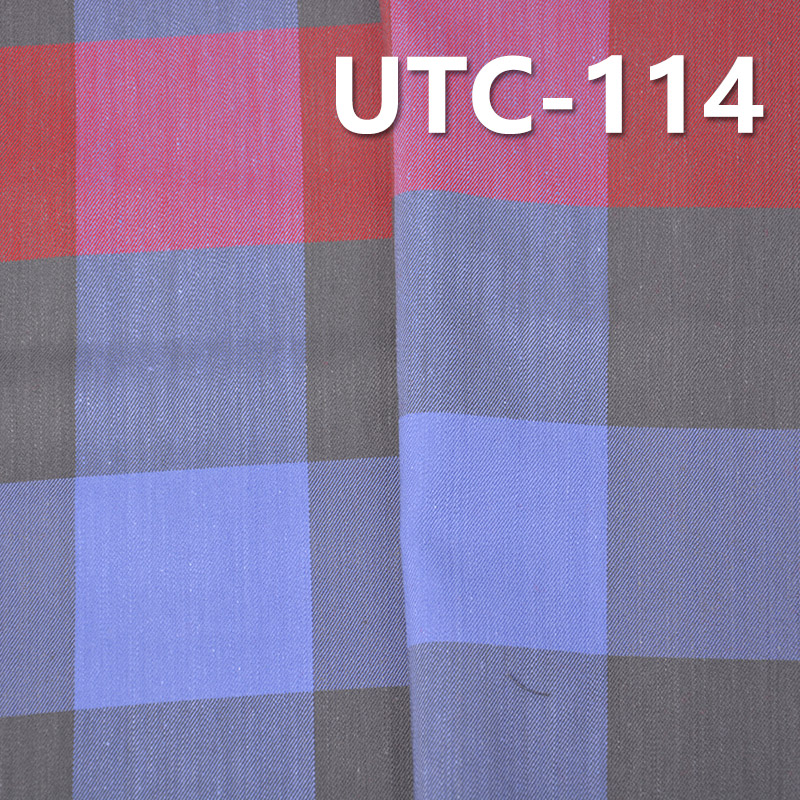Cotton Stretch Yarn-Dyed Fabric | 180g/m² Double-Sided Twill Fabric | For Tops, Skirts & Casual Trousers