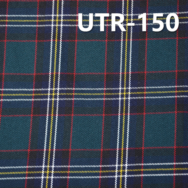 T/R Yarn-Dyed Plaid Fabric | 223g/m² Polyester-Rayon Plaid Fabric | T/R Checkered Fabric | Pants & Casual Shirt Material