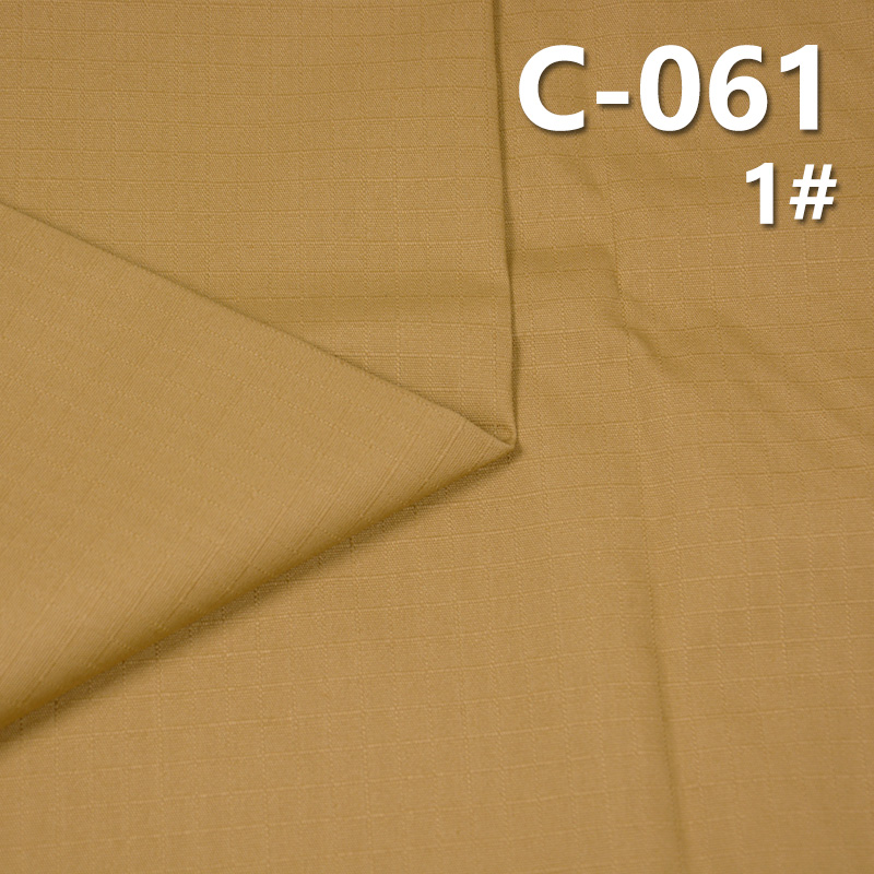 100% Cotton Dyed Fabric | 235g/m² Waxed Check Fabric (0.6*0.6) | Fabric for Bags & Jackets/Outerwear