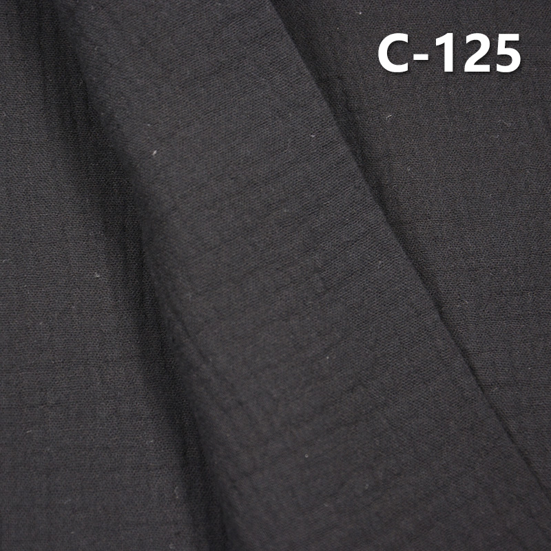 100% Cotton Dyed Fabric | 120g/m² Sand-Washed Double Gauze Fabric | Fabric for Casual Shirts & Dresses