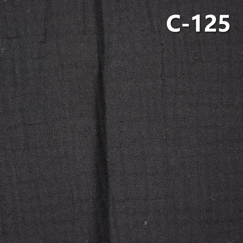 100% Cotton Dyed Fabric | 120g/m² Sand-Washed Double Gauze Fabric | Fabric for Casual Shirts & Dresses