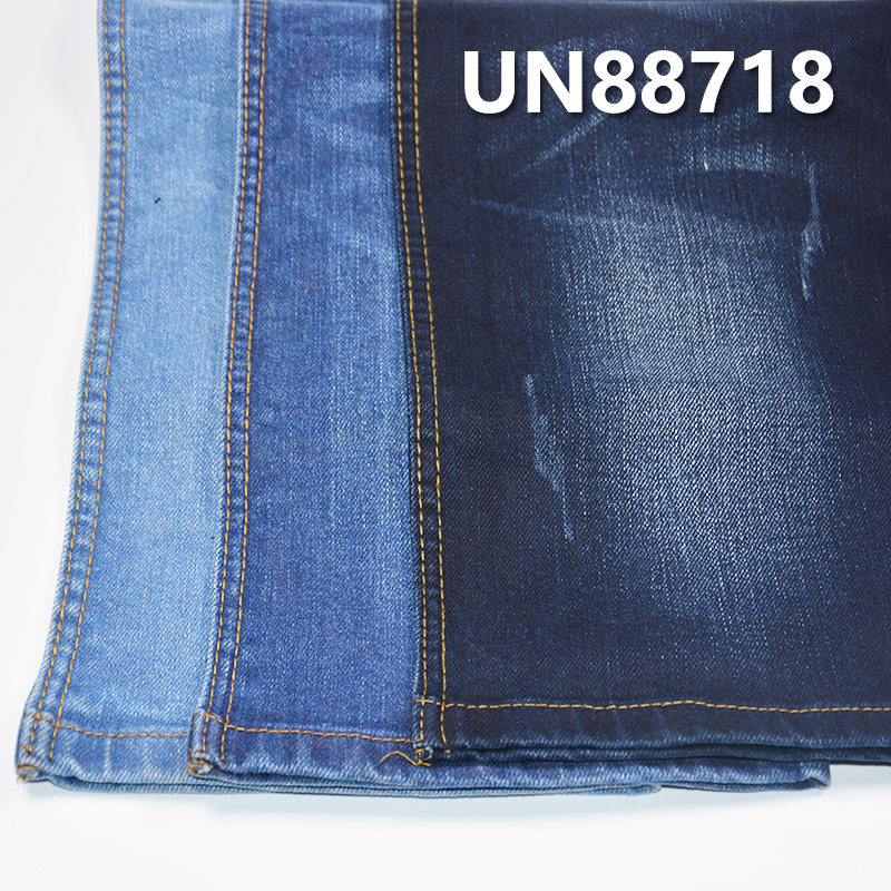 99% Cotton 1% Spandex Blue Fill Black Denim Twill 54/56" 12.3OZ UN88718