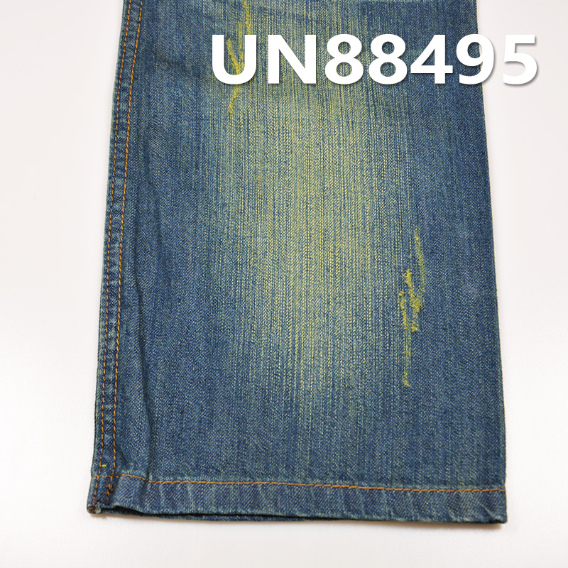Mercerized Denim | 9.5oz Cotton Slub Twill | 3/1 "Z" Twill Fabric | Denim for Jeans, Skirts, Shirts