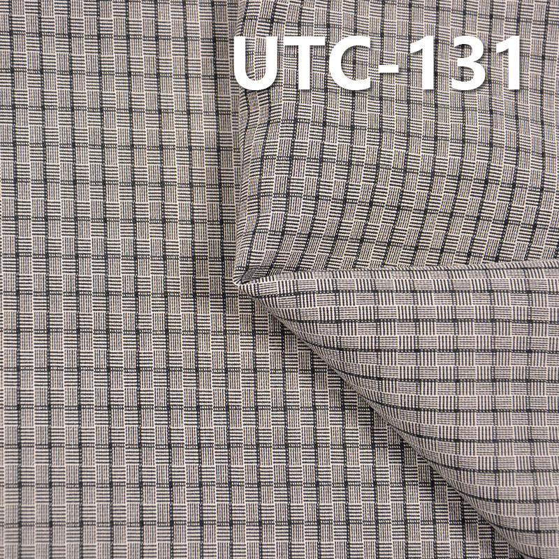 100%Polyester Yarn Dyed Check Fabric 55/56" 135g/m2 UTC-131