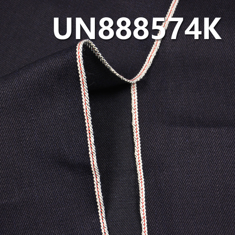 100% Cotton Slub Selvedge Denim Fabric | 14.3 oz Twill Blue Warp Black Weft Denim Fabric | For Jeans Denim Jackets Coats