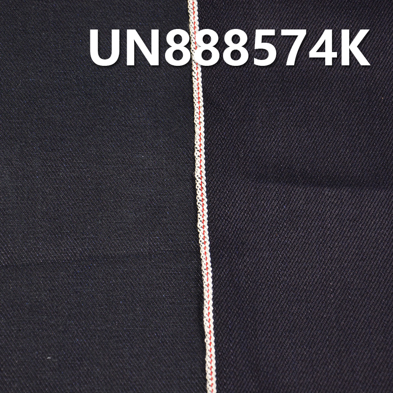 100% Cotton Slub Selvedge Denim Fabric | 14.3 oz Twill Blue Warp Black Weft Denim Fabric | For Jeans Denim Jackets Coats