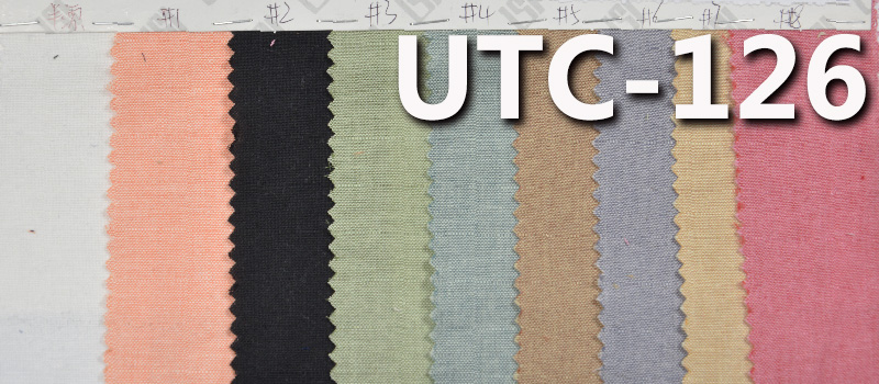 Polyester yarn dyed fabric ripstop  120g/m2   55/56" UTC-126