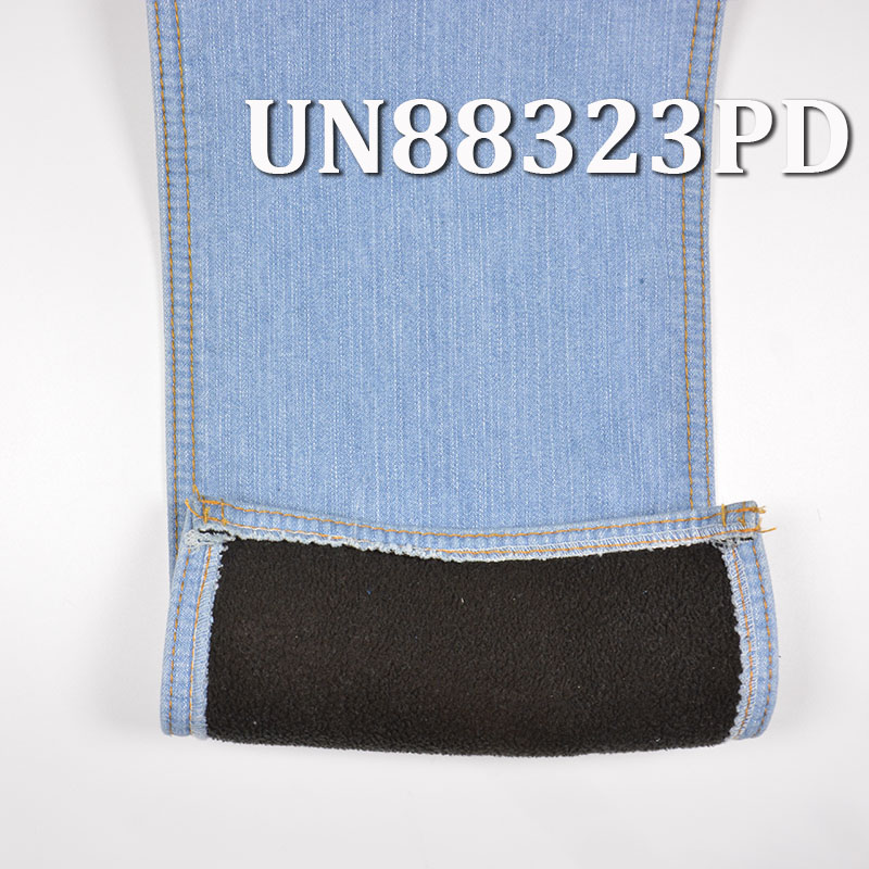 Cotton，Slub，Denim，Desized Bonded Fleece Denim 