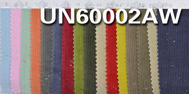 Washing Corduroy100% Cotton Corduroy Fabric Dyed Corduroy  11W 4H 56/57" 285g/m2 UN60002AW
