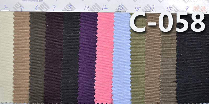 Cotton Canvas | 270g/m² Double-Warp Canvas Fabric | Dyed Canvas for Bags,Pants,Jackets