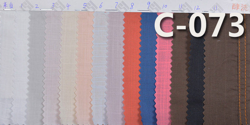 100% Cotton Dyed Fabric | Cross Slub Plain Fabric | 78g/m² Lightweight Slub Cotton Fabric | Skirts, Pants, Shirts Material