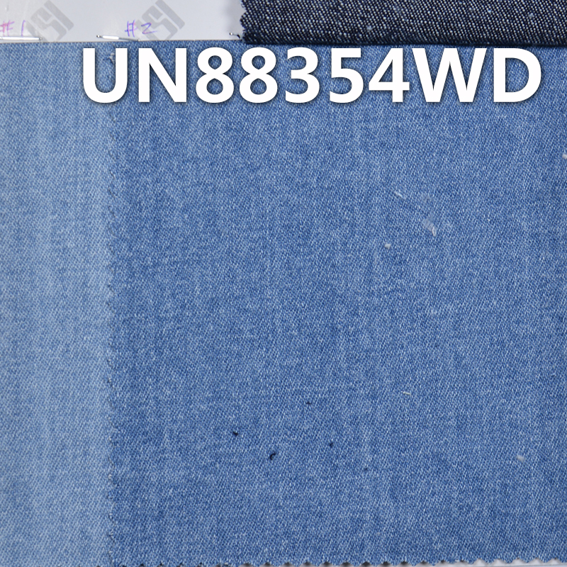 100% Cotton Washed Denim Fabric | 11 oz Cotton Slub Right Hand Twill Denim Fabric | For Jeans Denim Skirts Denim Tops