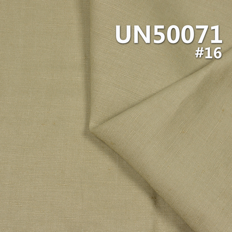 Linen Rayon Dyed Fabric | 185g/m² Woven Linen-Rayon Blend | Solid Color Linen for Hanfu, Skirts, Tops