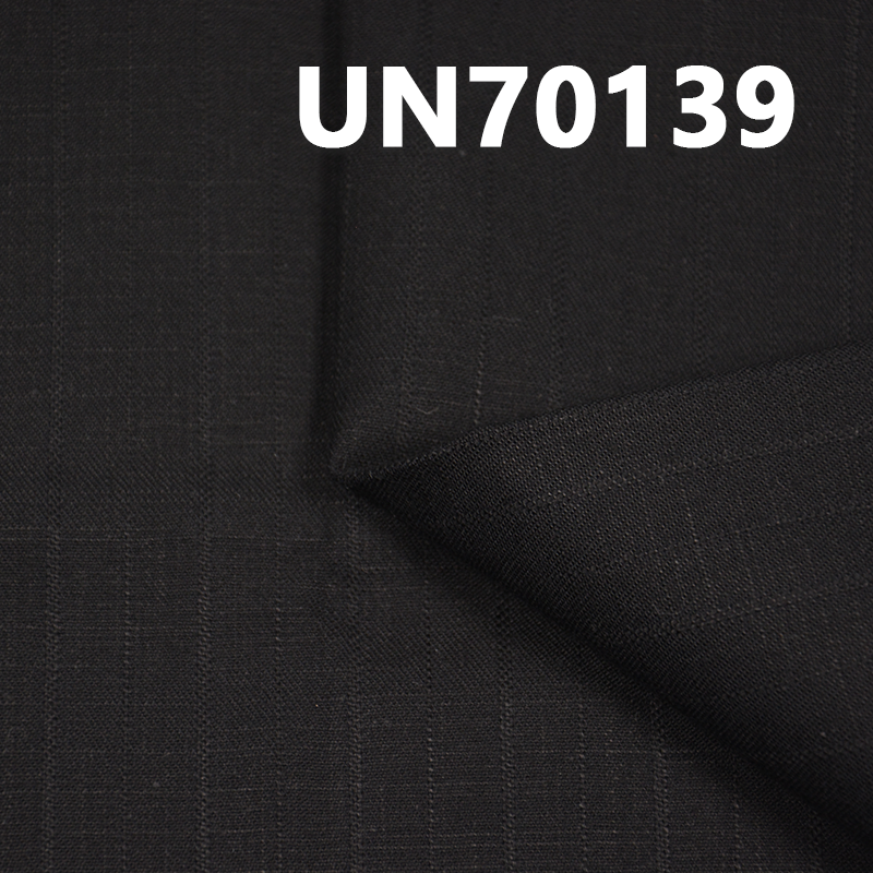 Dobby Striped Dyed Fabric | 330g/m² Cotton Stretch Cross Slub Fabric | Pants, Skirts,Outerwear Fabric