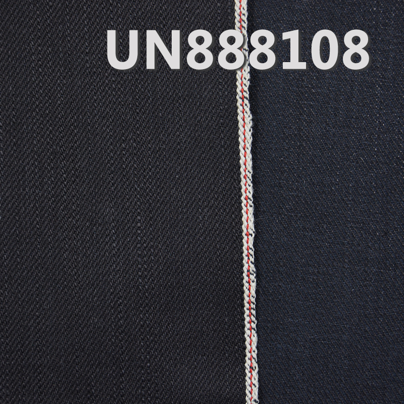 Woven Selvedge Denim | 13.4 oz Full Cotton Slub Red Selvedge Denim | Black Face Black Base | Jeans，Fashion Jackets Fabric