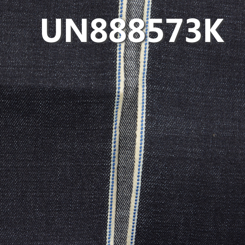 100% Cotton Dark Blue Selvedge Denim Twill 34/35" 14.3oz（blue edge) UN888573K