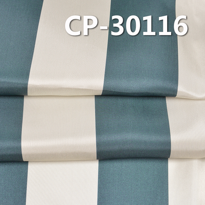 100%Viscose Print Fabric | 135g/m2 Twill Stripe Fabric | Fabric for Skirts, Trousers, Shirts