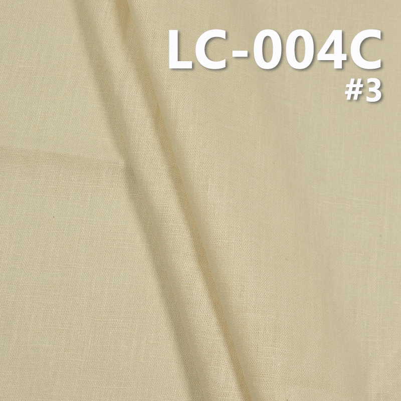 Linen Cotton Dyed Fabric | 220g/m2 Plain Weave Linen Cotton Fabric | Fabric for Hanfu, Dresses, Trousers, Shirts