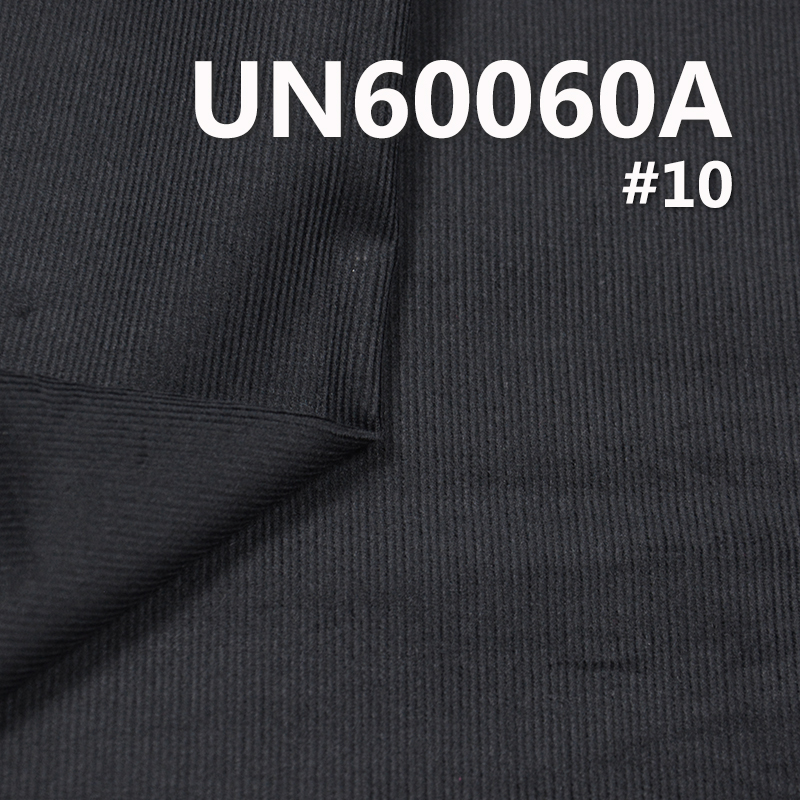 170g/m² 100%  Cotton 20 W Corduroy | Black Printed Fabric | Hats, Trousers, Skirts, Cotton Jackets