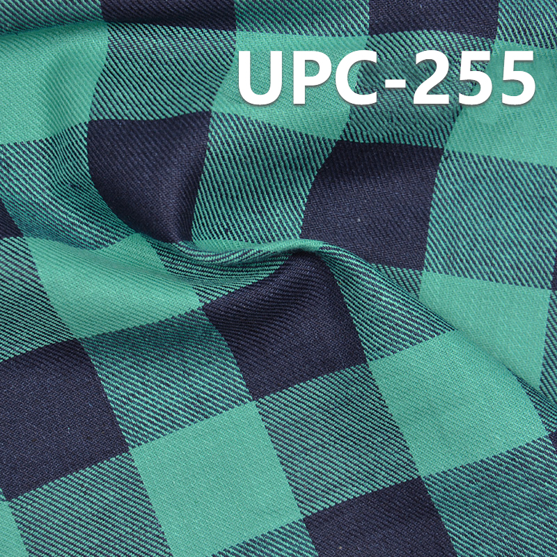 100% Cotton Yarn-Dyed Fabric|150 g/m2 Indigo Plaid Fabric | For Shirts Skirts
