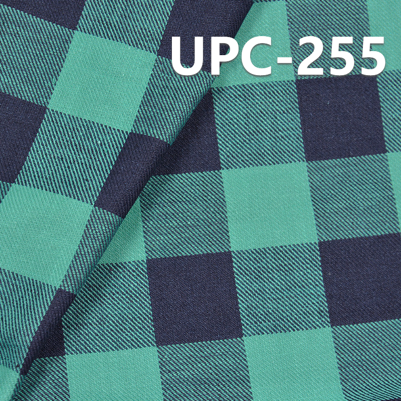 100% Cotton Yarn-Dyed Fabric|150 g/m2 Indigo Plaid Fabric | For Shirts Skirts