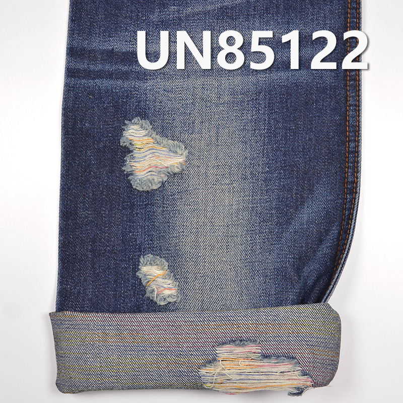 Yarn-Dyed Denim | 10oz Cotton Poly Multi-Stripe Denim | Fabric for Jeans, Denim Skirts, Denim Tops