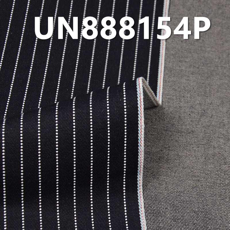 100% Cotton Stripe Print Selvedge Denim Twill 32" 9.2oz UN888154P