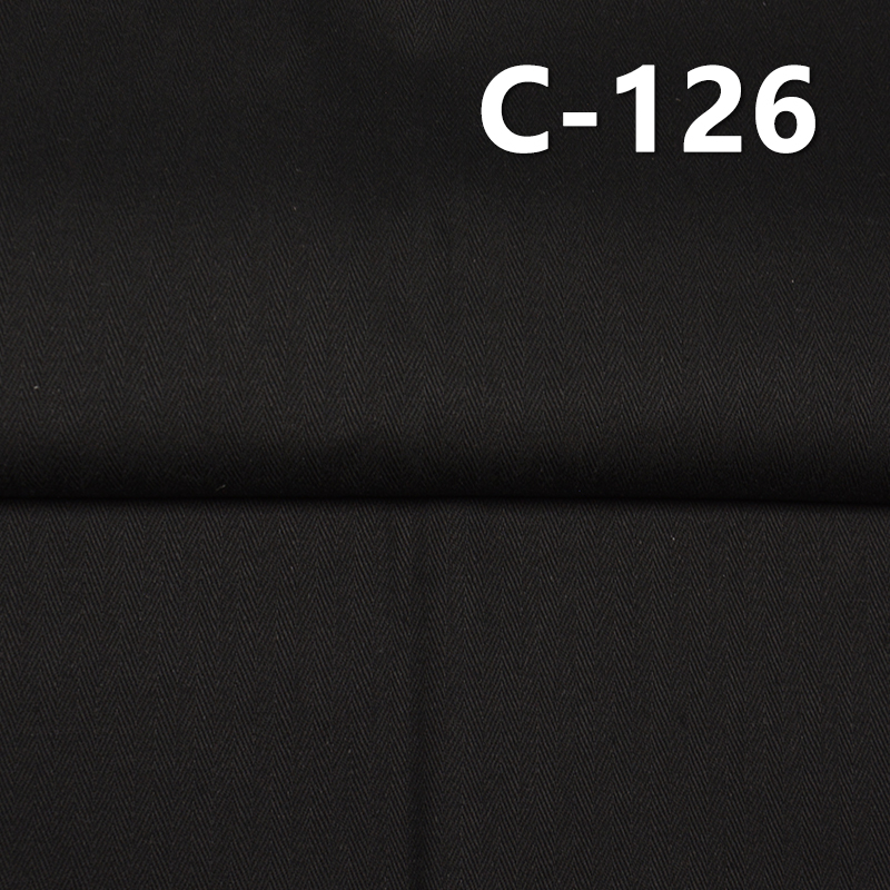 100% Cotton Dyed Fabric | 204 g/m2 Herringbone Twill Dyed Fabric | For Pants Skirts Tops