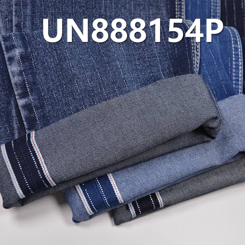 100% Cotton Stripe Print Selvedge Denim Twill 32" 9.2oz UN888154P