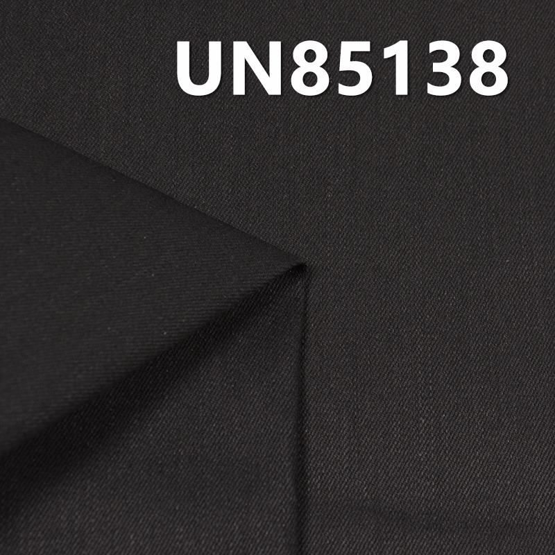 Black  Face&Black Back Denim |9.6oz Stretch 3/1"z"Twill Denim Fabric | Fabric for Jeans, Denim Skirts, Denim Tops