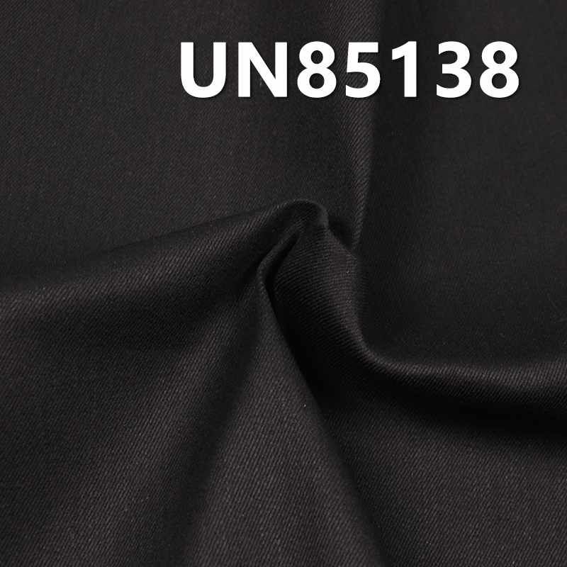 Black  Face&Black Back Denim |9.6oz Stretch 3/1"z"Twill Denim Fabric | Fabric for Jeans, Denim Skirts, Denim Tops