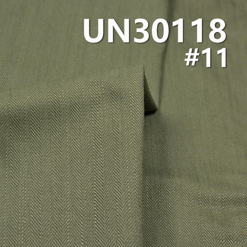 Herringbone Twill Dyed Fabric | 330g/m² Cotton Slub Material | Heavyweight Cotton Twill | Work Pants, Skirts, Outerwear Fabric