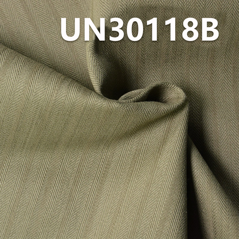 Striped Dyed Fabric | 325g/m² All-Cotton Herringbone Brushed Cloth | Striped Cloth | Pants and Outerwear Material