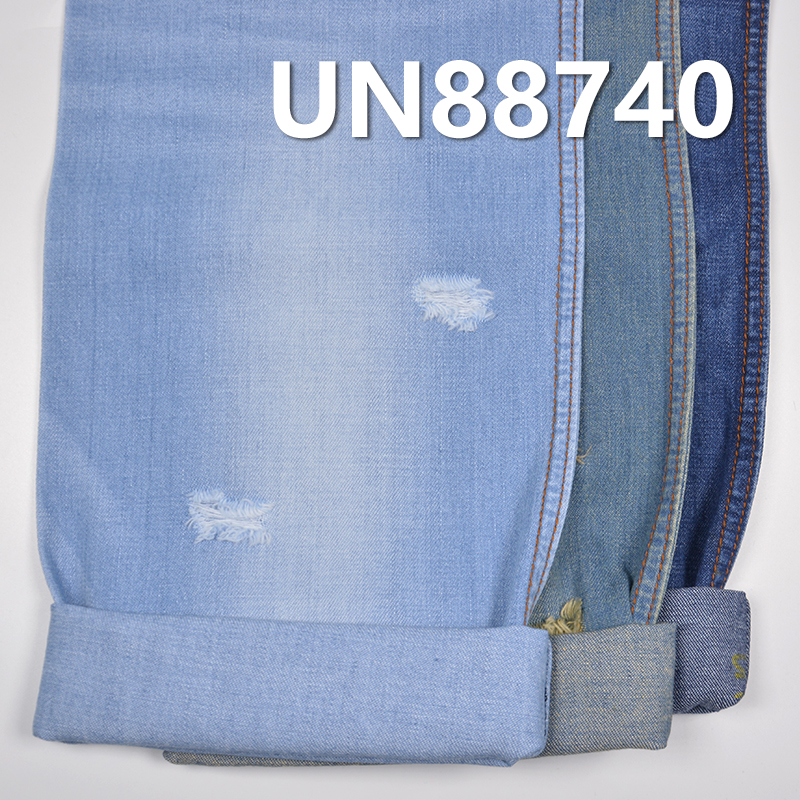 100% Cotton Denim Fabric | 8oz Bidirectional Slub 2/1 "Z" Twill Denim | Fabric for Denim Skirts, Denim Shirts