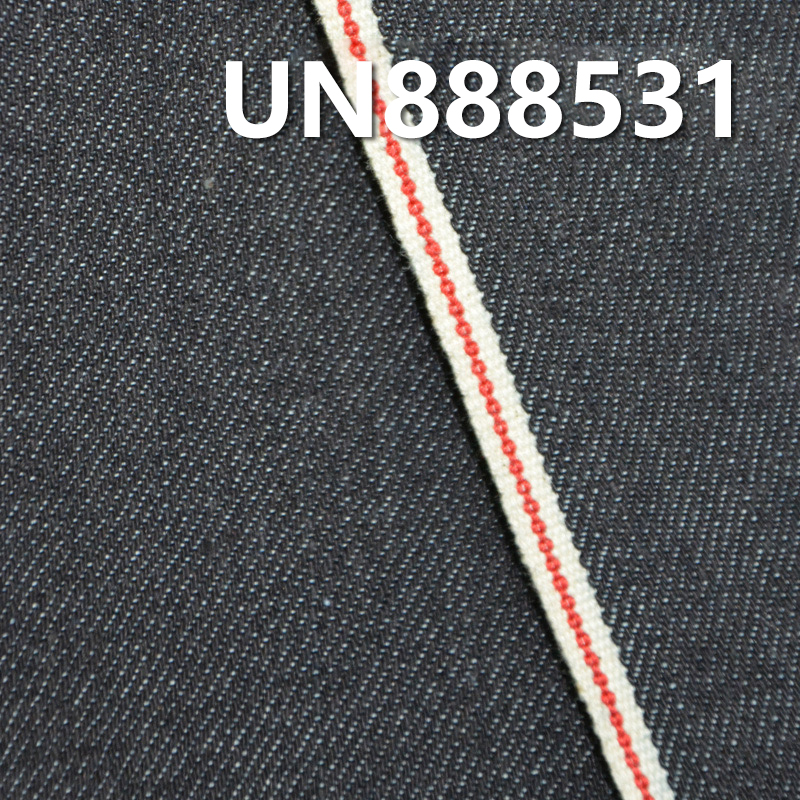 Cotton Stretch Slub Selvedge Denim | 7.8oz Twill Dark Blue Denim | Jeans, Denim Jackets, Outerwear Fabric