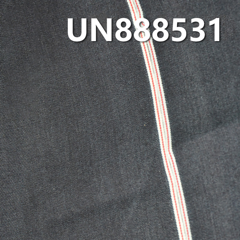 Cotton Stretch Slub Selvedge Denim | 7.8oz Twill Dark Blue Denim | Jeans, Denim Jackets, Outerwear Fabric