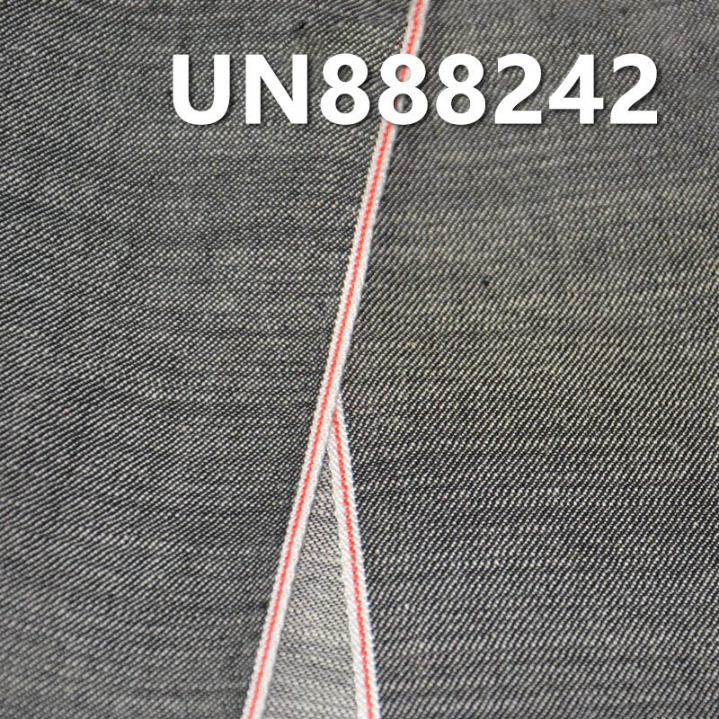 100% Cotton Selvedge Denim | 5.5oz Cotton Slub  2/1 "Z"  Twill Selvedge Denim | Raw Denim Fabric for Jeans, Skirts, Shirts