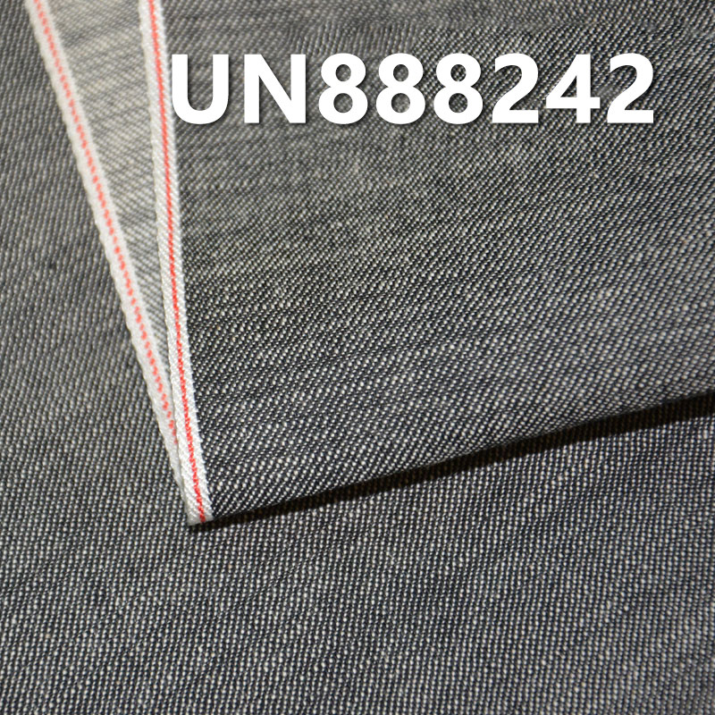 100% Cotton Selvedge Denim | 5.5oz Cotton Slub  2/1 "Z"  Twill Selvedge Denim | Raw Denim Fabric for Jeans, Skirts, Shirts