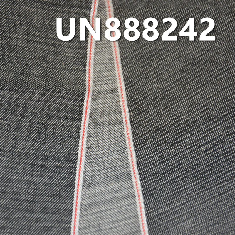 100% Cotton Selvedge Denim | 5.5oz Cotton Slub  2/1 "Z"  Twill Selvedge Denim | Raw Denim Fabric for Jeans, Skirts, Shirts