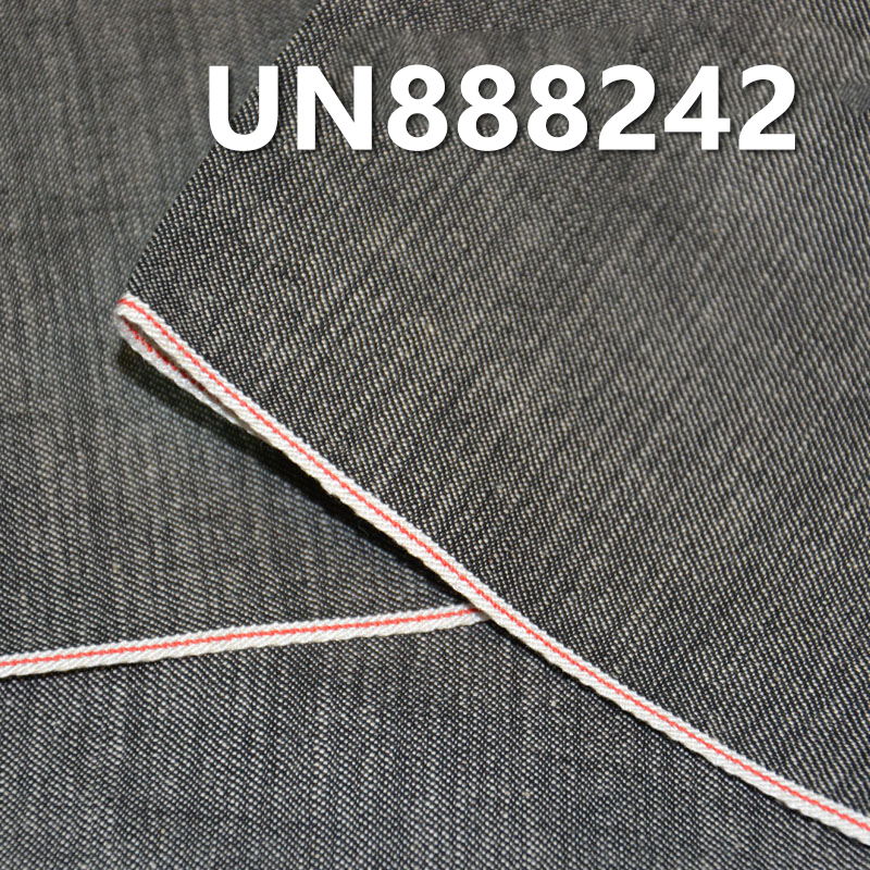 100% Cotton Selvedge Denim | 5.5oz Cotton Slub  2/1 "Z"  Twill Selvedge Denim | Raw Denim Fabric for Jeans, Skirts, Shirts