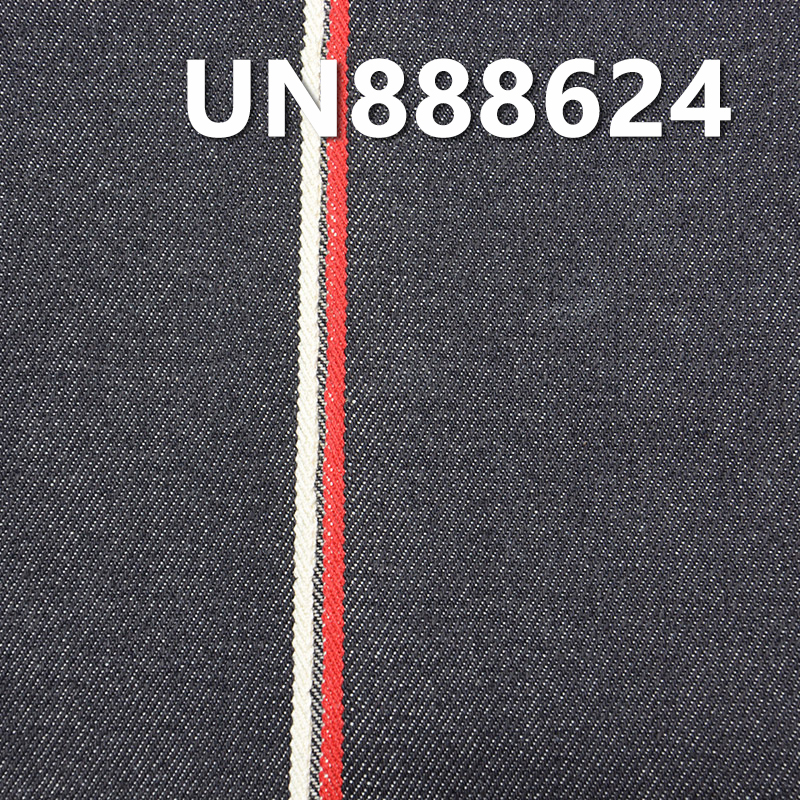 100% Cotton Red Selvage Denim Fabric | 14oz Fall-Winter Heavyweight Twill | Jeans and Jackets Fabric
